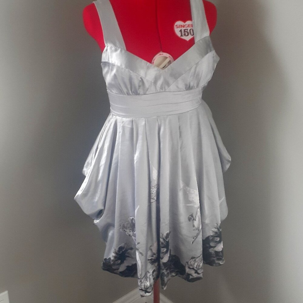 Disney Tinkerbell silver dress